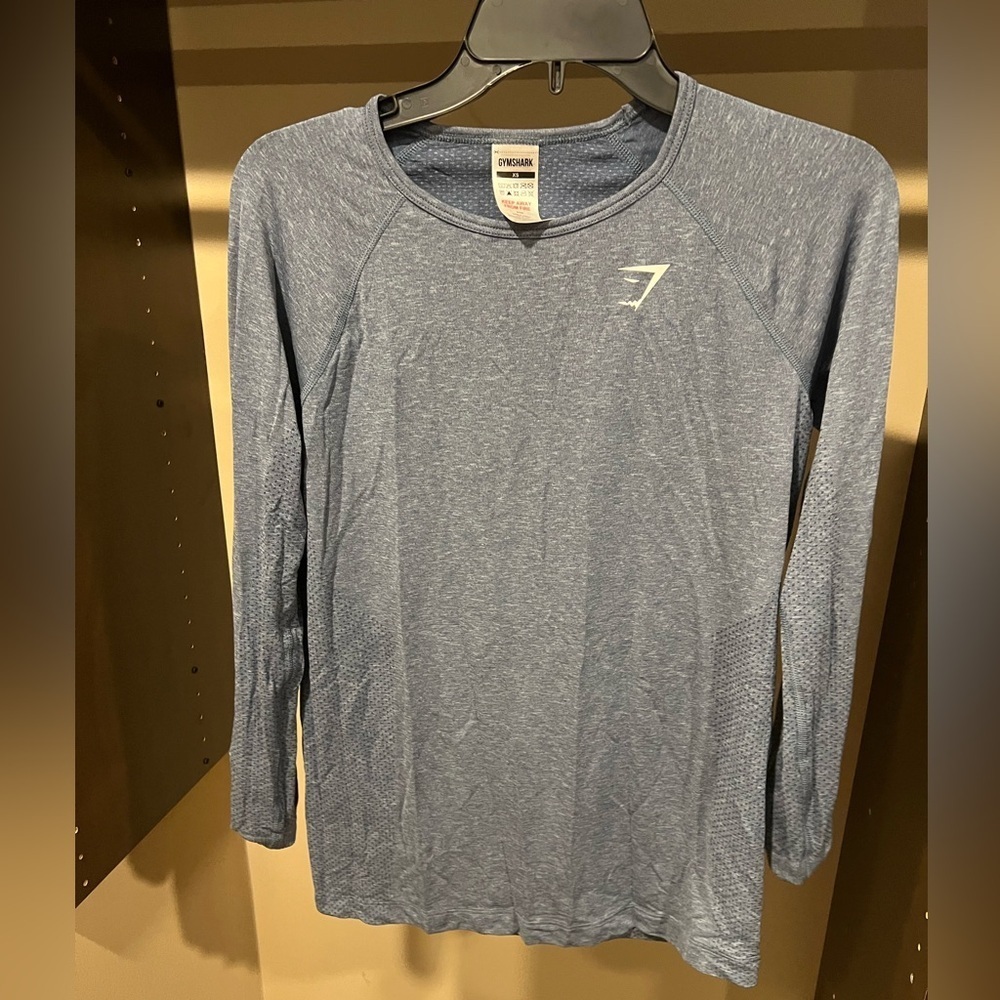Gymshark Blue Long Sleeve Top - Picture 4 of 4